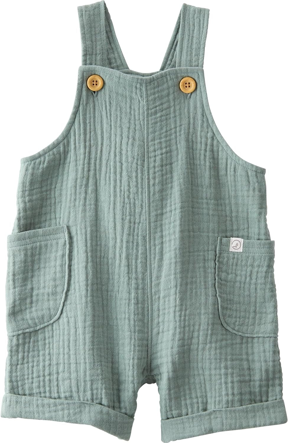 Unisex-Baby Organic Cotton Gauze Shortall