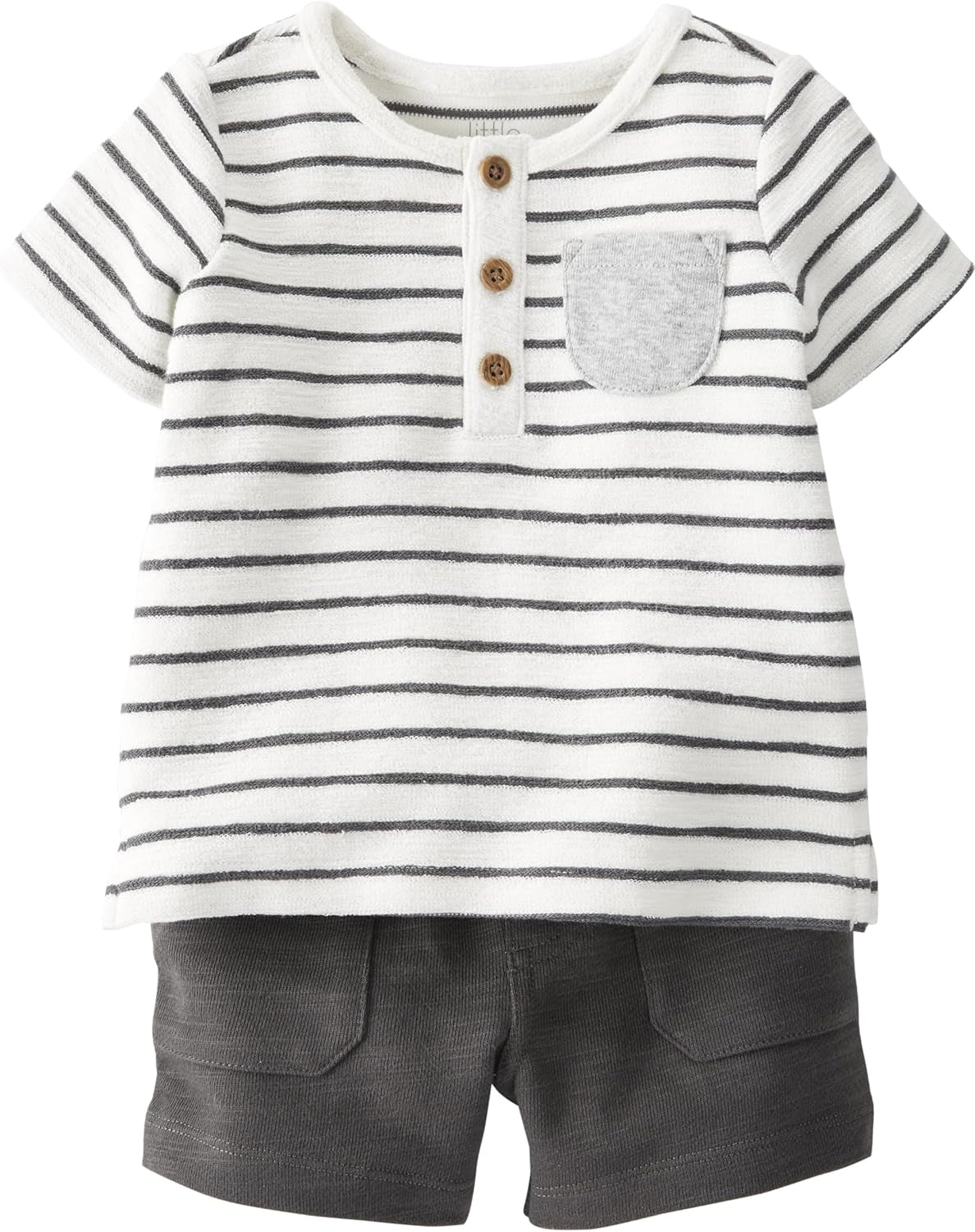 Unisex-Baby 2-Piece Shorts Set Made with Organic Cotton