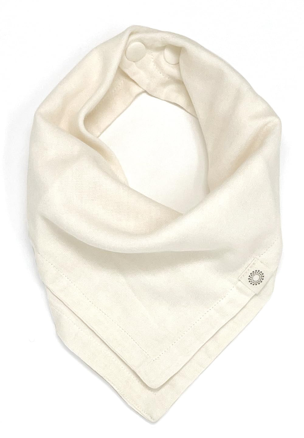 Indi - Premium GOTS Certified Organic Bandana Scarf Bib, Dual Layer, 4-Way Reversible Baby Bandana Bib, Muslin Baby Bibs for Boys or Girls